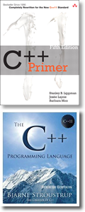 The C++ Primer & the C++ Programming Language.